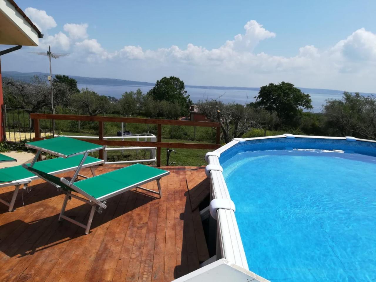 Il Poggio Degli Ulivi Apartamento Trevignano Romano Exterior foto